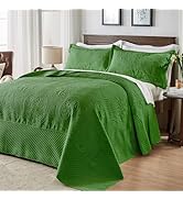 Qucover White Oversized King Bedspread Soft Microfiber Lightweight California King Quilt for Warm Nights
| Qucover W 517f8z85VIL. AC SR166,182