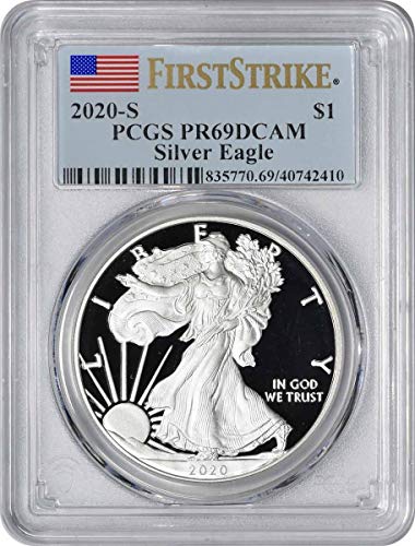 2020 S American Silver Eagle Dollar First Strike PR69DCAM PCGS