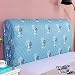 Housse DéCoration Table Chevet, Housse TêTe Lit, Protecteur TêTe Lit Tout Compris, Pour La DéCoration TêTe Lit Anti-PoussièRe, DéCoration Pour TêTe Lit Chambre, Blue-150cm