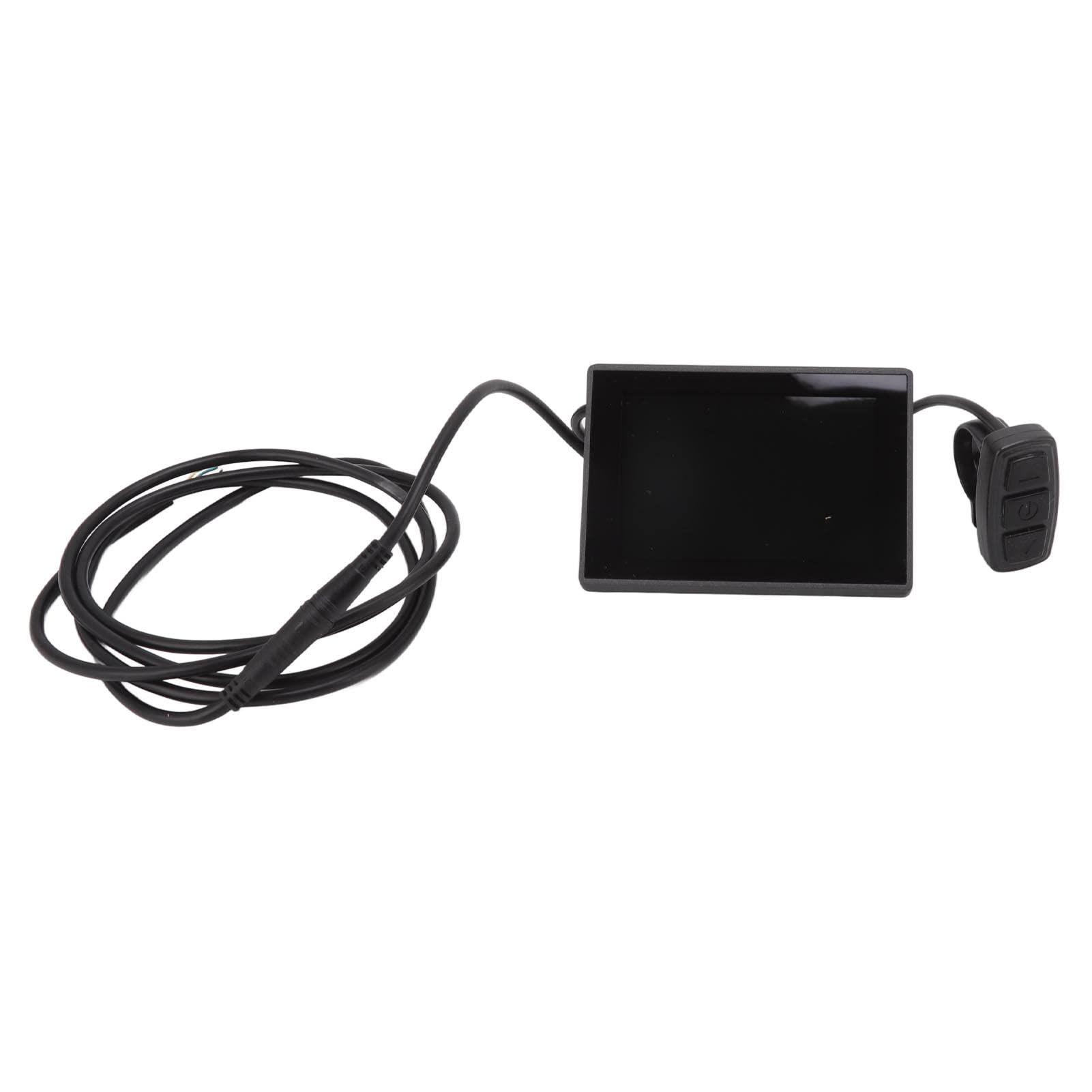 Buachois Pantalla LCD para Bicicleta eléctrica con Conector de 5 Pines