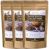 有機カカオニブ ココナッツシュガー味 60g 3袋 ペルー産 有機JASオーガニック 無添加 ORGANIC ROASTED CACAONIBS COATED WITH COCONUTSUGAR