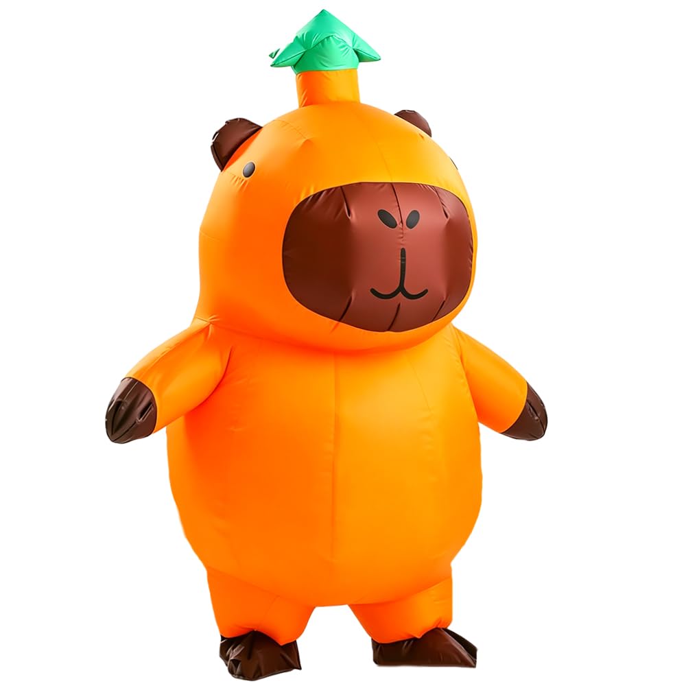 Inflatable Capibara Costume for Adults, Halloween Inflatable Costumes, Funny Inflatable Animal Costumes
