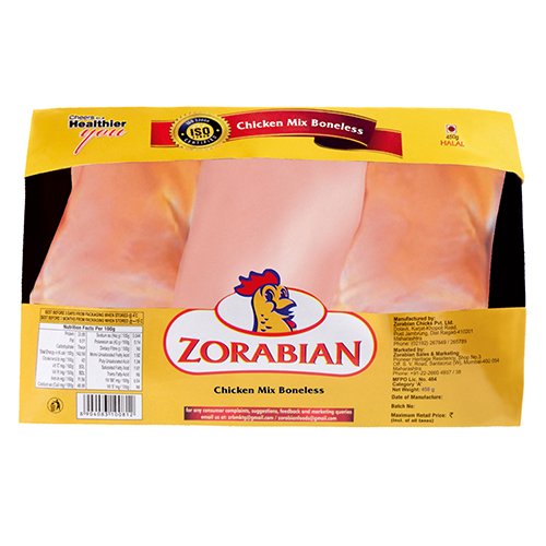 Zorabian Chicken Mixed Boneless, 450g Amazon.in Grocery & Gourmet Foods