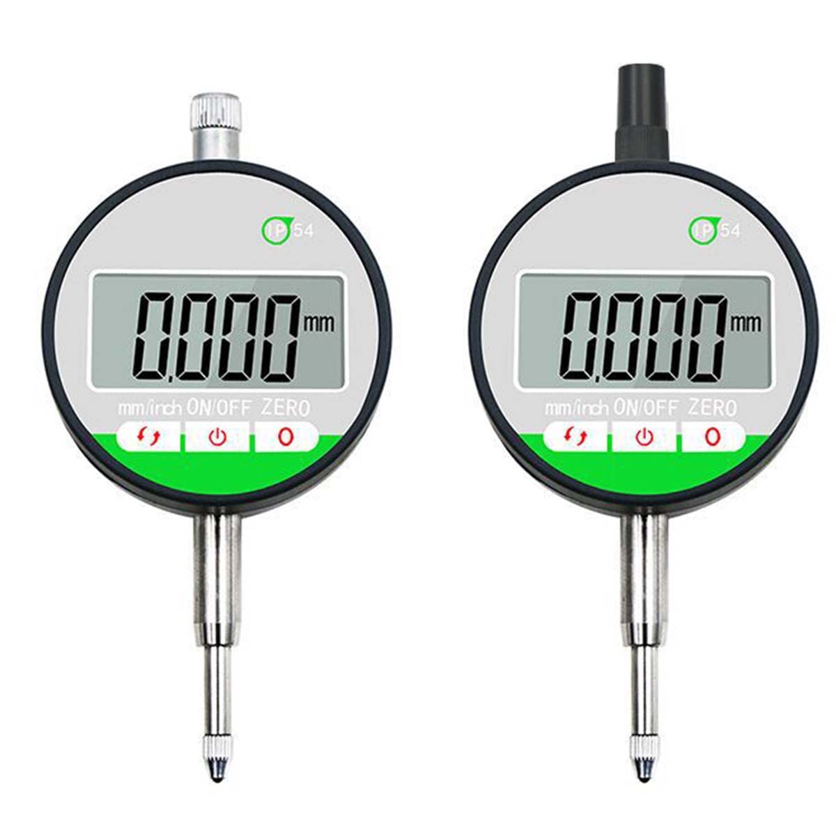 Medidor electrónico de desplazamiento (indicador digital métrico, 0-12,7 mm), indicador de precisión de esfera