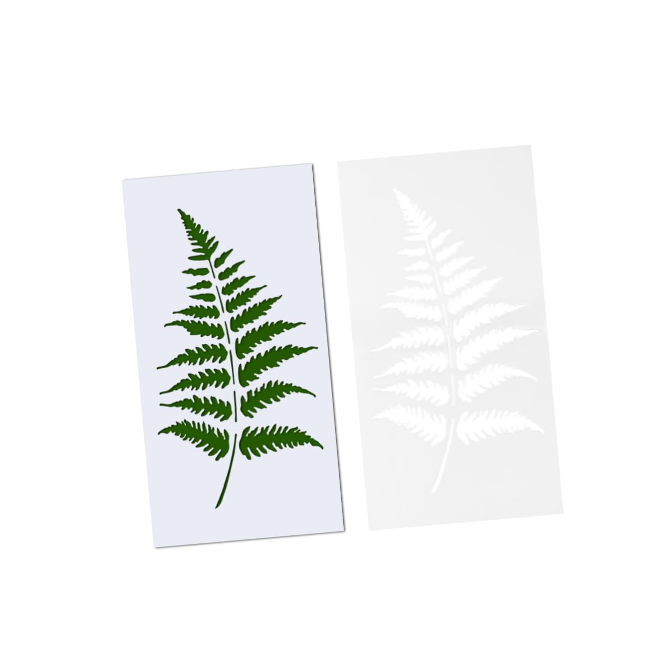 DOITOOL Reusable Plant Leaf Cake Stencils Plastic Cake Decor Mold Latte Art Template