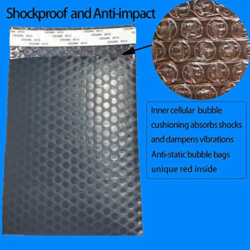 Daarcin 10Pcs 6.3X8.2In/16X21Cm Antistatic Bubble Bags, Static Shielding Bag For Hard Drive Ssd Hdd Or Sensitive Electronic Components #TOP5