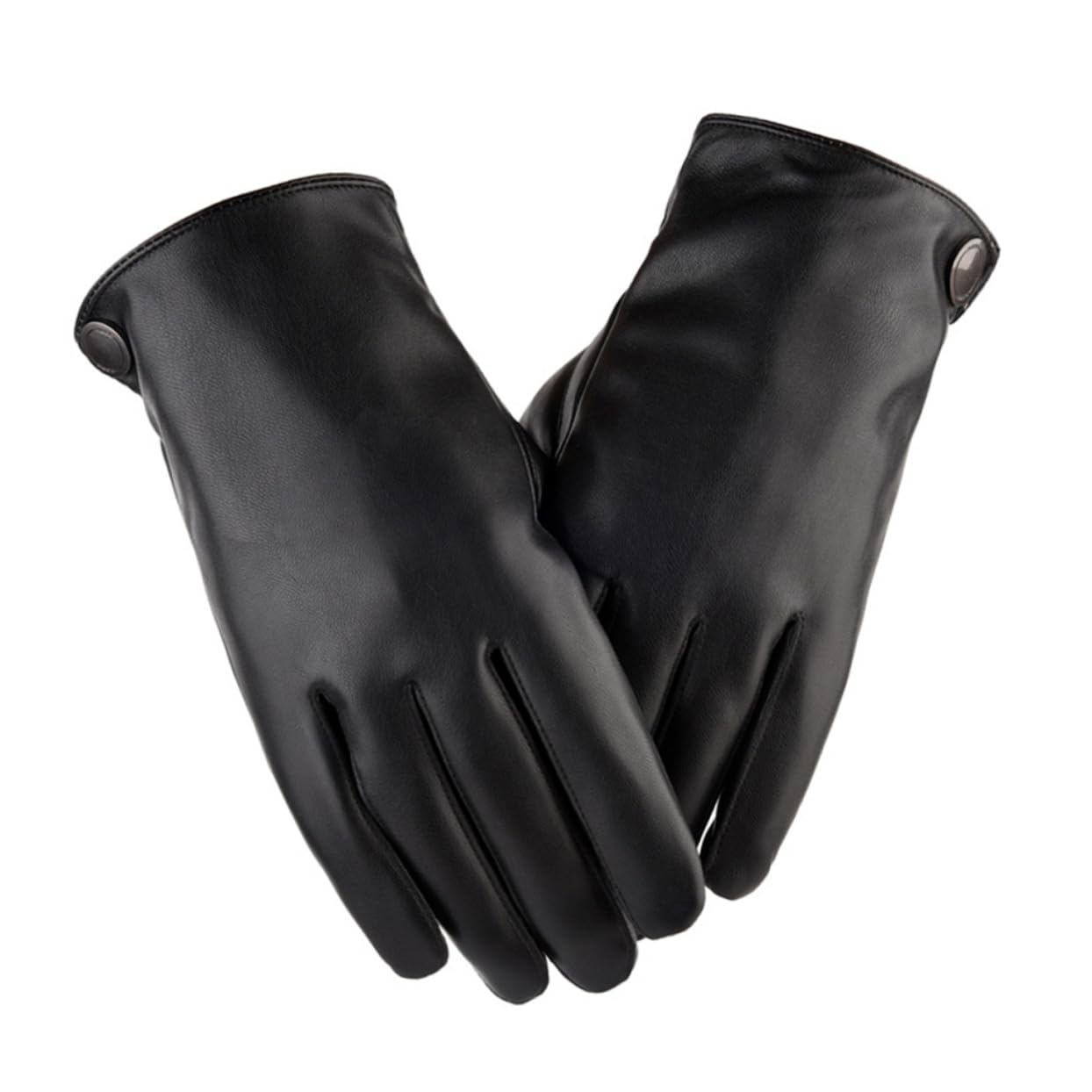 ABOOFAN 3paare wasserdichte Pu-Handschuhe Für Winter Touchscreen-fähige Warme Fahrradhandschuhe Für Damen Und Herren Für Outdoor-aktivitäten Schwarz