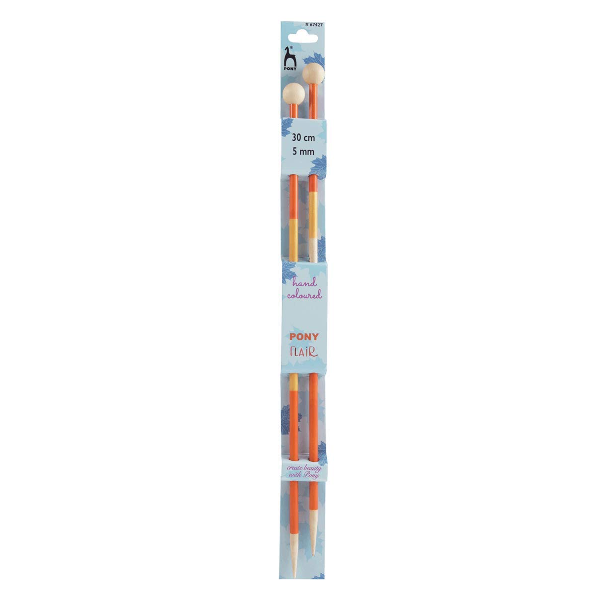 Pony Flair Hand Colored Knitting Needle - 30CM (5.00MM)