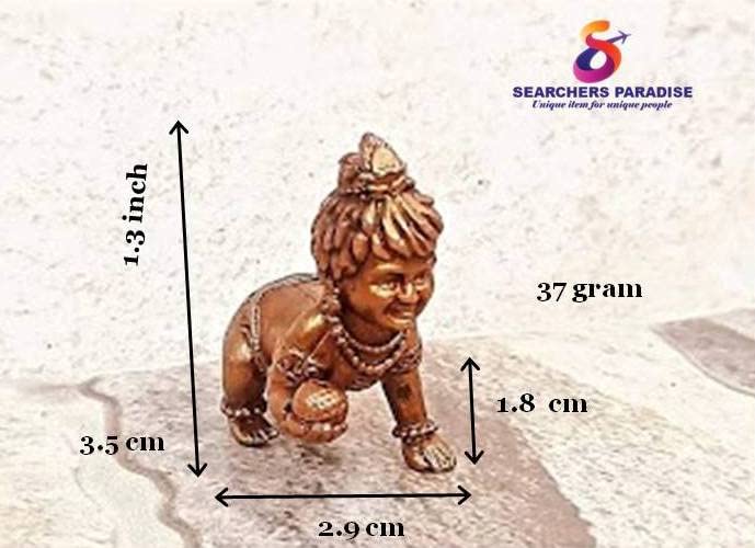 Image of Bala Krishna Copper Murti | Idol - 1.3 Inch | 37 g