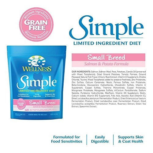 Wellness Simple Small Breed Limited Ingredient Dry Dog Food Salmon