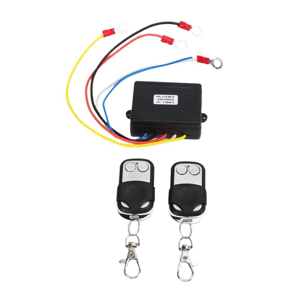 Kit récepteur de commutateur de télécommande de treuil sans fil 12V 24V Compatible avec ATV
