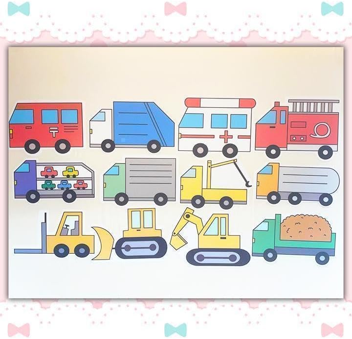 パネルシアター普通未カットはたらくくるま ♪節分♪ひなまつり 273