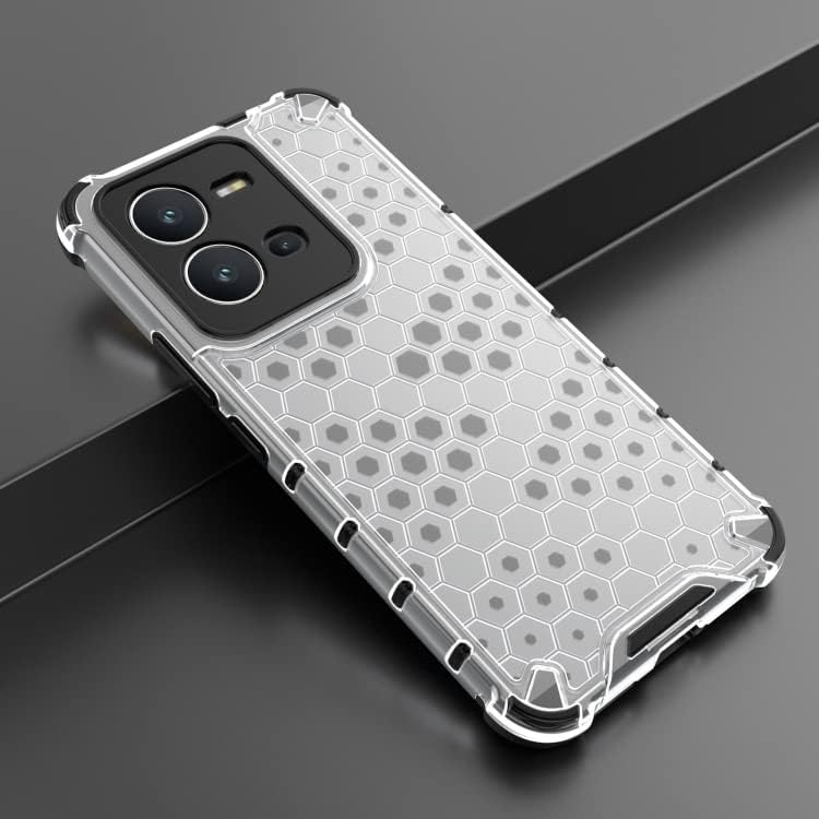 Image of Prime Retail Hard PC Back Case Cover for Vivo V25 5G Anti Slip Ultra Thin Shockproof Reinforced Corners (Transparent)