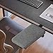 Hjdlhx Computer Desk Arm Rest, Clamp Design Desks Mount Easy Installation, Comfortable, Desk Extension Wrist Support for Office, Gray