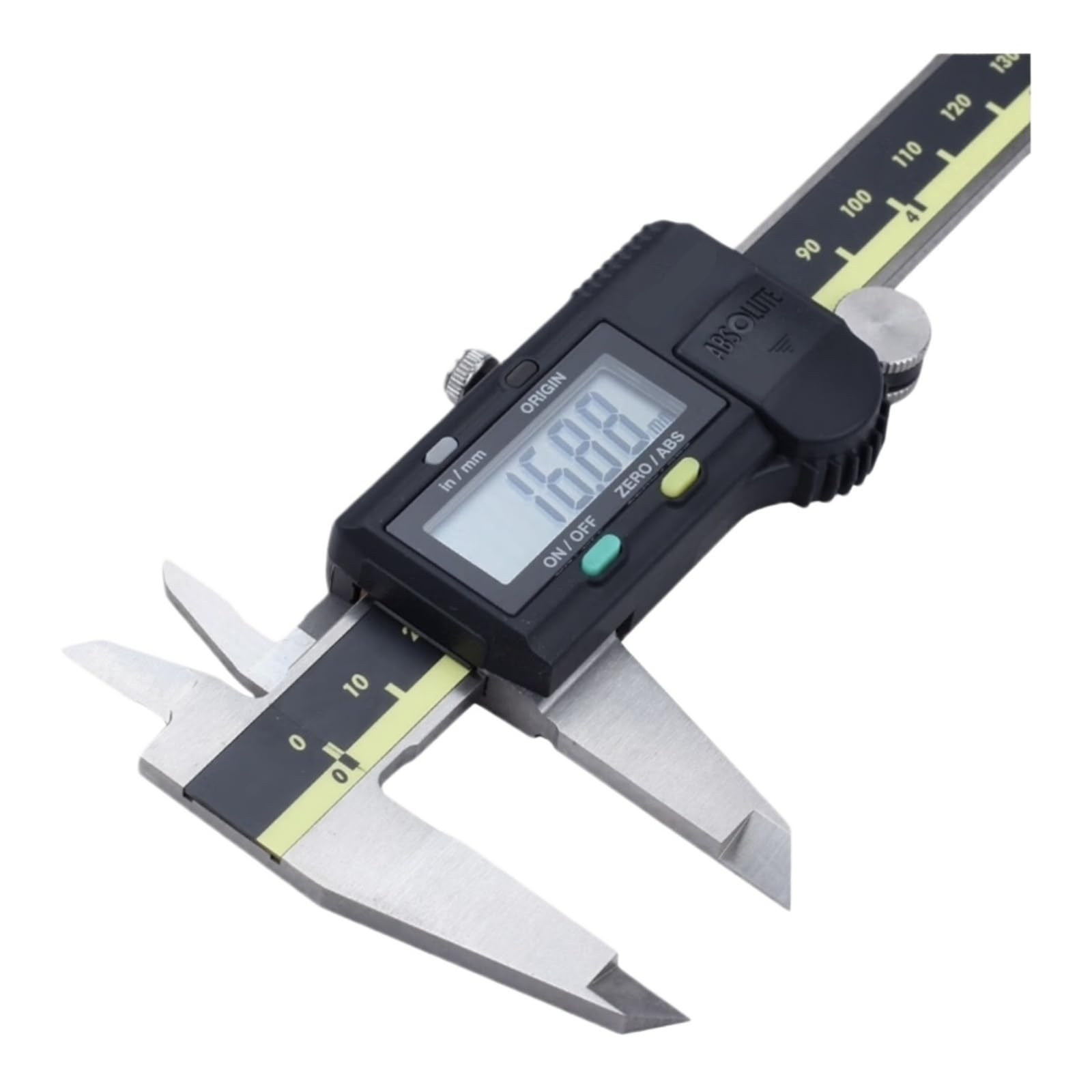 Calibrador a vernier digital de acero inoxidable 500-196-30 0-150 mm, 500-197-30 0-200 mm(500-197-30 0-200mm)