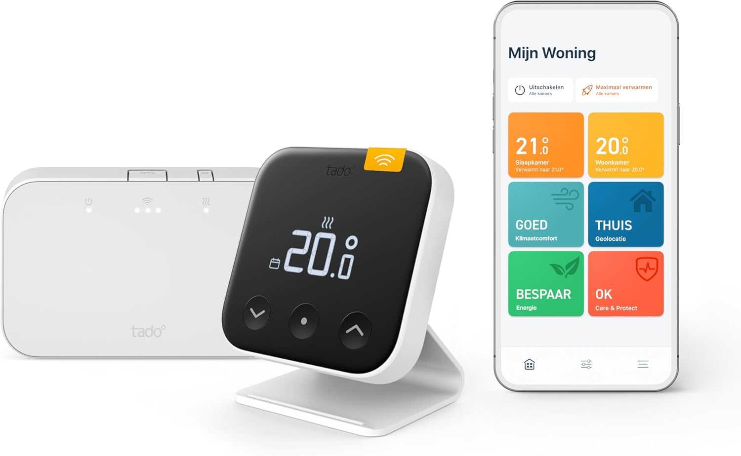 tado° Zestaw startowy termostatu bezprzewodowego Smart Thermostat X z termostatem pokojowym, mostkiem Bridge