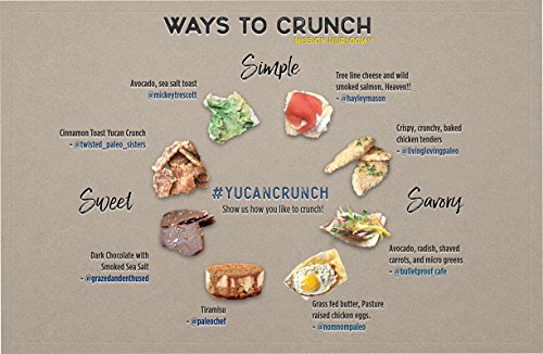 Yucan Crunch Crackers - 2-Pack - Vegan, Paleo, Naturally Gluten-Free, Autoimmune Aip, Non-Gmo, Organically-Grown, Resistant Starch, Complex Carb, Low Glycemic, 100% Yuca(Cassava) Root Fiber #TOP2