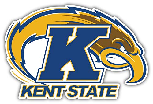 Decal Vinyl Sticker Kent State Golden Flashes College Durable for Bumpers, Helmets, Laptops, Water Bottles, Lockers (3" Longest Side)