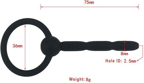 Miniatura 3 de Enchufe de pene de silicona hueca y flexible