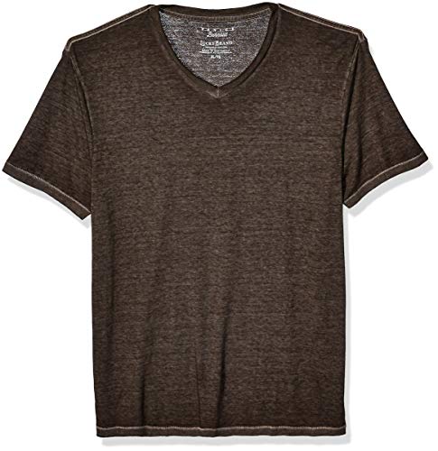 Image of Lucky Brand Men's Venice Burnout V Neck Tee