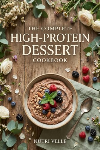The Complete High-Protein Dessert Cookbook: 100 Easy High-Protein Cakes, Brownies, Cookies, Cheesecakes, Muffins & No-Bake Treats