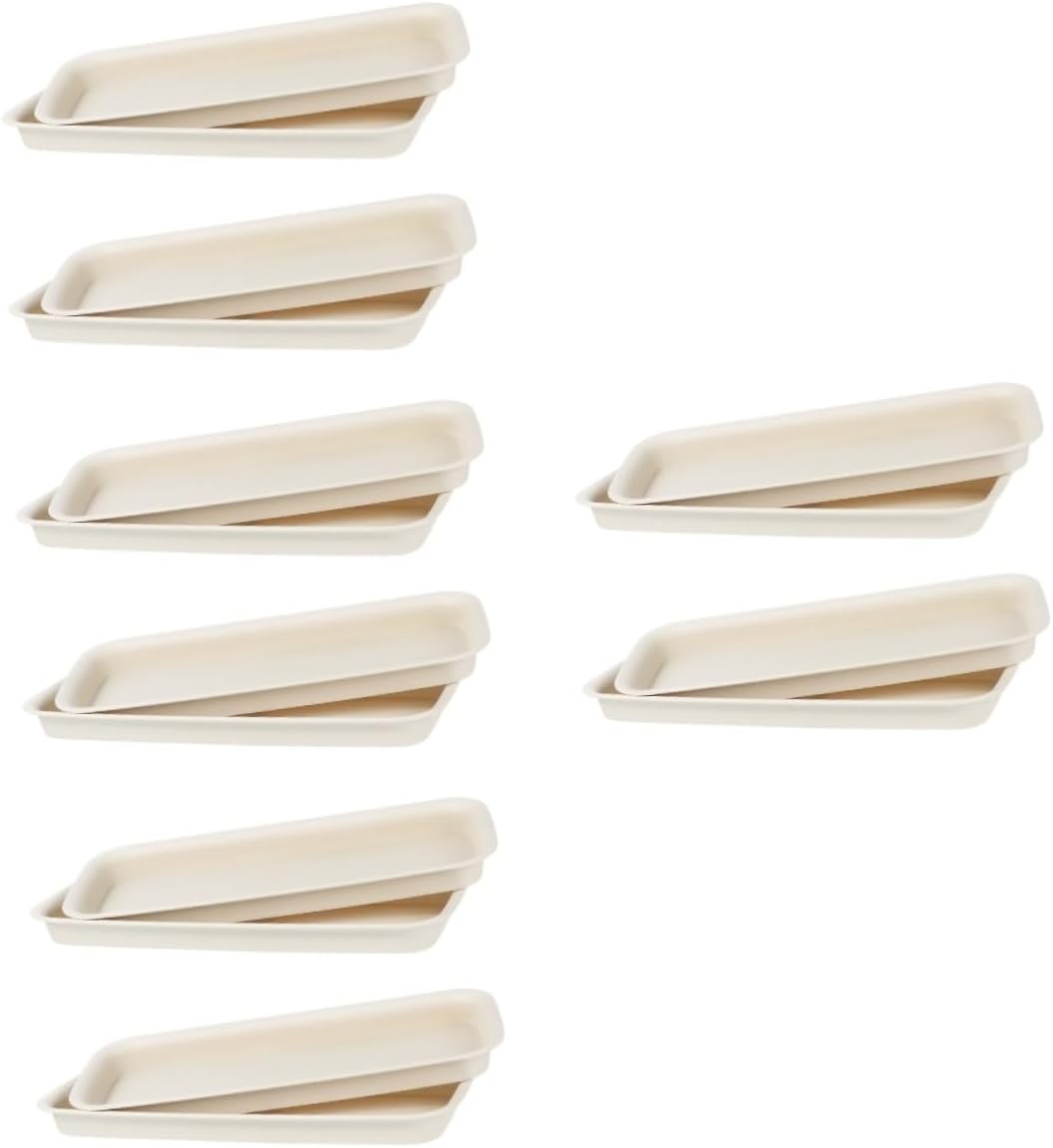 POPETPOP 4sets Plant Saucer Water Trap Tray Bonsai Flowerpot Drainage Plate 4pcs*4