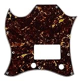 Alta calidad y probadas. Golpeador de guitarra personalizado para Gibson SG Standard Single Humbucker Izquierda Estilo (4 capas marrón tortuga)