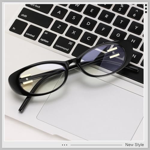 YMRFW Oval Blue Light Blocking Glasses for Women Retro 90s Glasses Computer TV Eyeglasses Anti Eyestrain — view 5