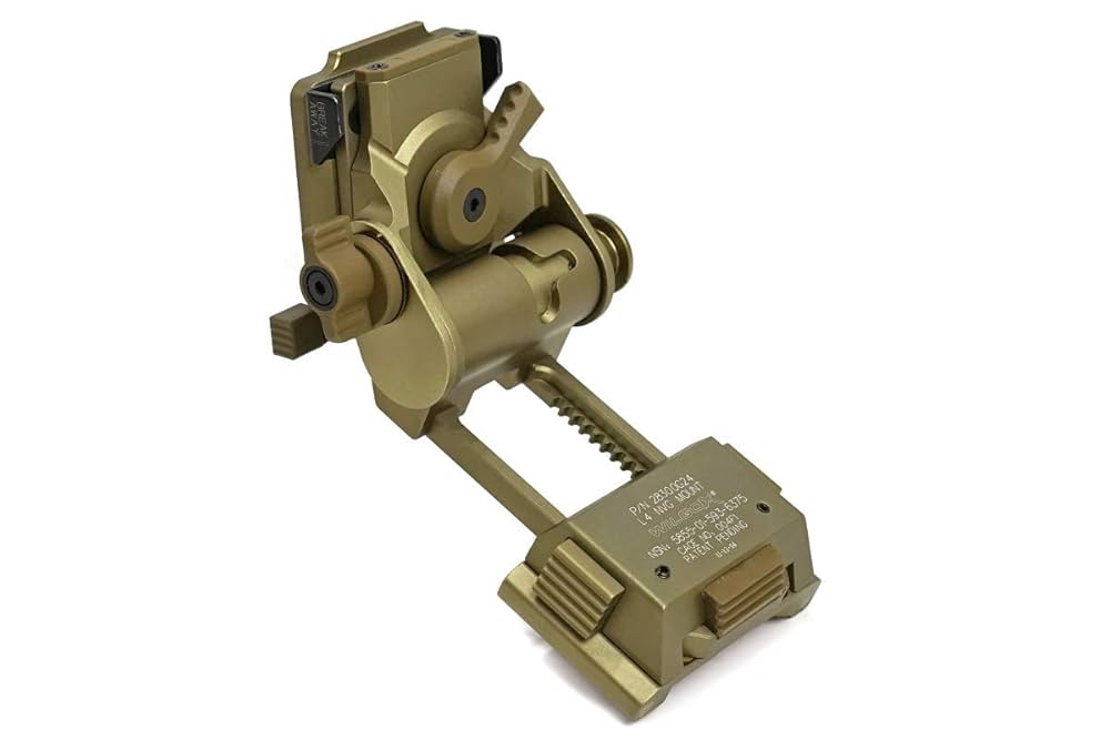 WILCOX L4G24マウント実物 TANカラー Amazon.co.jp: Evolution Gear WILCOXタイプ L4 G24 NVGマウント