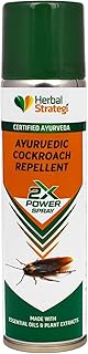 Herbal Strategi Ayurvedic Cockroach Repellent Aerosol Spray - 200ml | Smarter way to Shuu Cockroaches away | 100% Herbal & Chemical free | Baby & Pet safe | Effective on all types of Cockroaches