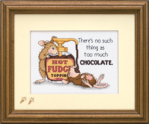 Image of Dimensions Needlecrafts Counted Cross Stitch, Hot Fudge
