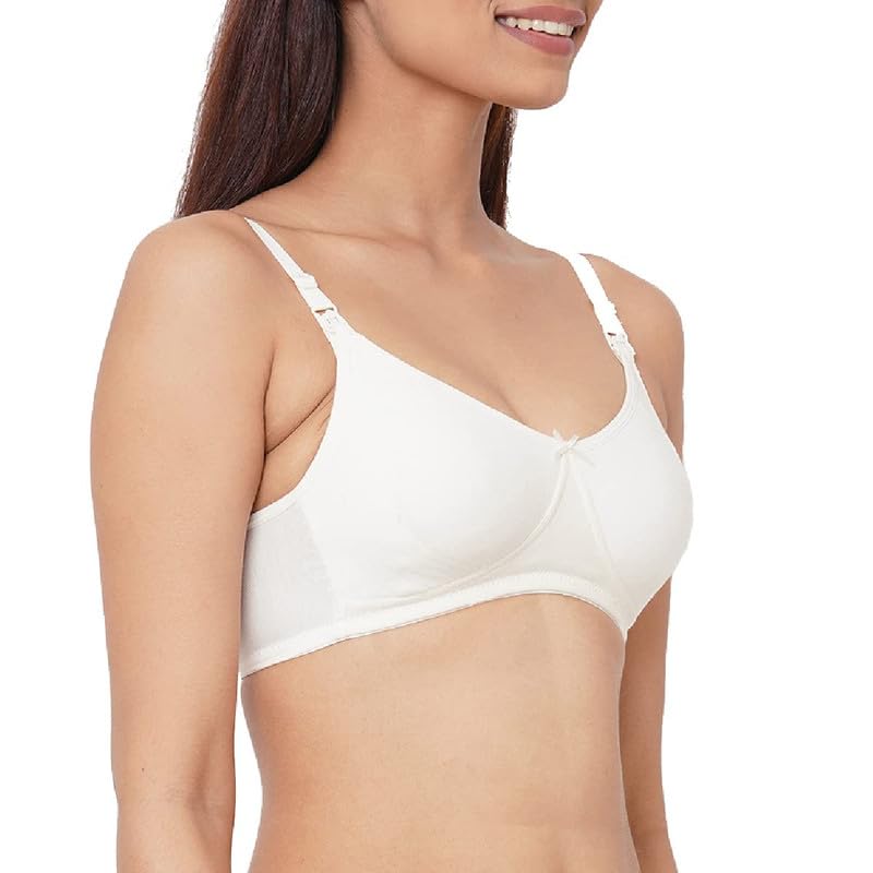 Image of Inner Sense Organic Cotton Bamboo Feeding Bra for Women Full Coverage I Non Padded Encircled Nursing Bra for Women with Side Support and Wirefree Design (Combo Pack)