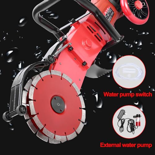 Rainureuse double lame diamant portative de 4480 TR/Min