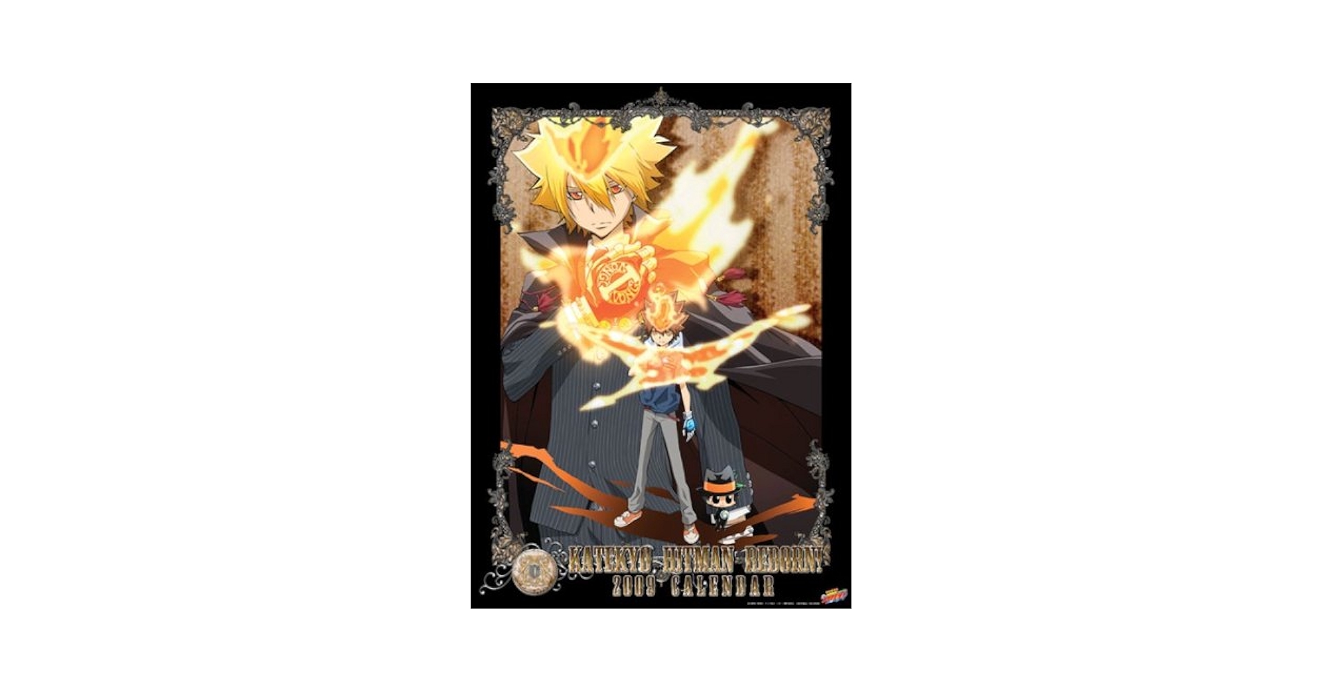 d*7様 家庭教師ヒットマンREBORN!　年賀状　2009。 家庭教師ヒットマンREBORN！ 2009-2010 週めくりスクール