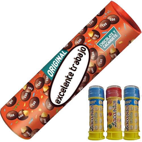 Conguitos Megatubo 1,2 KG-Excelente trabajo + 3 POMPEROS LACASITOS