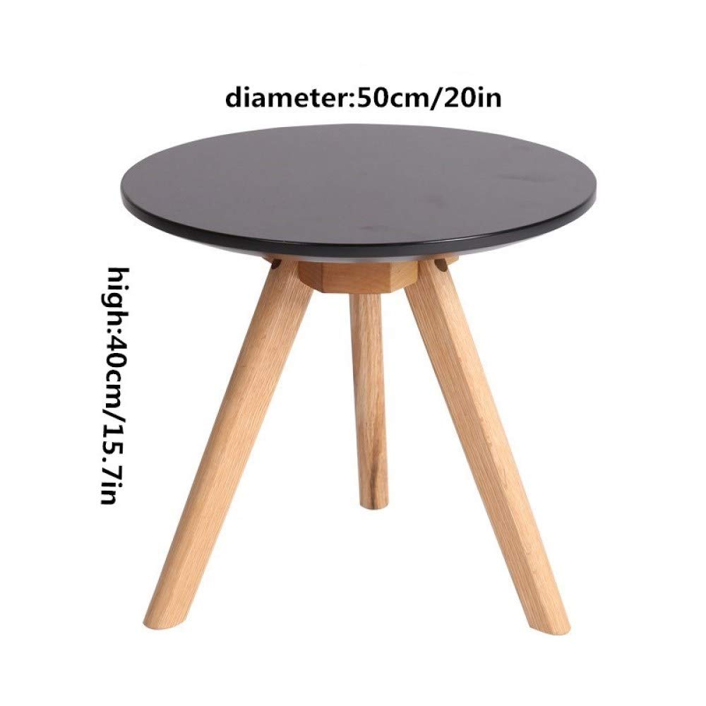 G’z Solid Wood Coffee Table, Small-Sized Corner Coffee Table, Solid Wood round Small Coffee Table, Fashion Creative Small Desk/Coffee Table