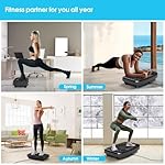 SoftGym Vibration Plate Exercise Machine for Lymphatic Drainage,Power Vibrate Stand Shake Board 450 Lbs Capacity Whole Body Workout Waver with Fitness Resistance Bands Weight Loss Gifts for Women Men - Image 5