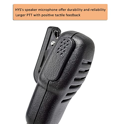 Micrófono de altavoz walkie talkie con botón PTT robusto conector H3A 4