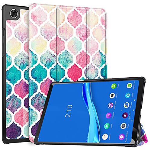 Image of Robustrion Smart Trifold Hard Back Flip Stand Case for Lenovo Tab M10 FHD Plus TB-X606V / TB-X606F / TB-X606X 10.3 inch - Moroccan Love