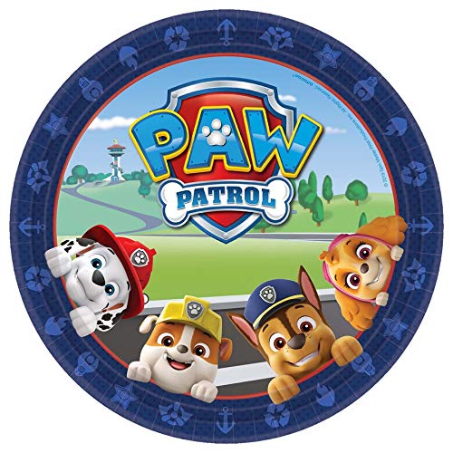 Paw Patrol Adventures 9" Plates 8 Count #TOP21