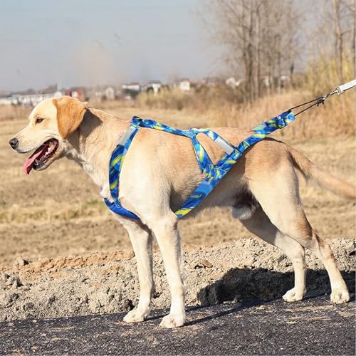 Hundegeschirr für Schlitten, Mehrzweck-Hundegeschirr, Welpengeschirr, Outdoor-Hundeseil, flexibles Hundetrainingsseil für Rodeln, Spaziergänge im Freien