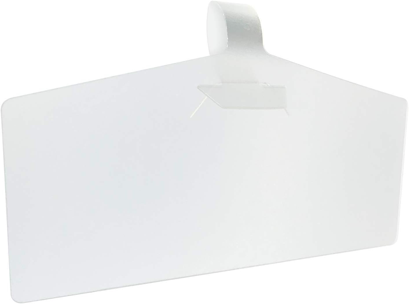 Gluposti Clear Wire Shelf Label Holders