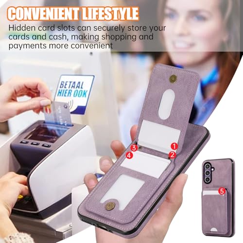 Coques Asuwish S24 FE violette SXFZKBK anti-rayures écran - 3