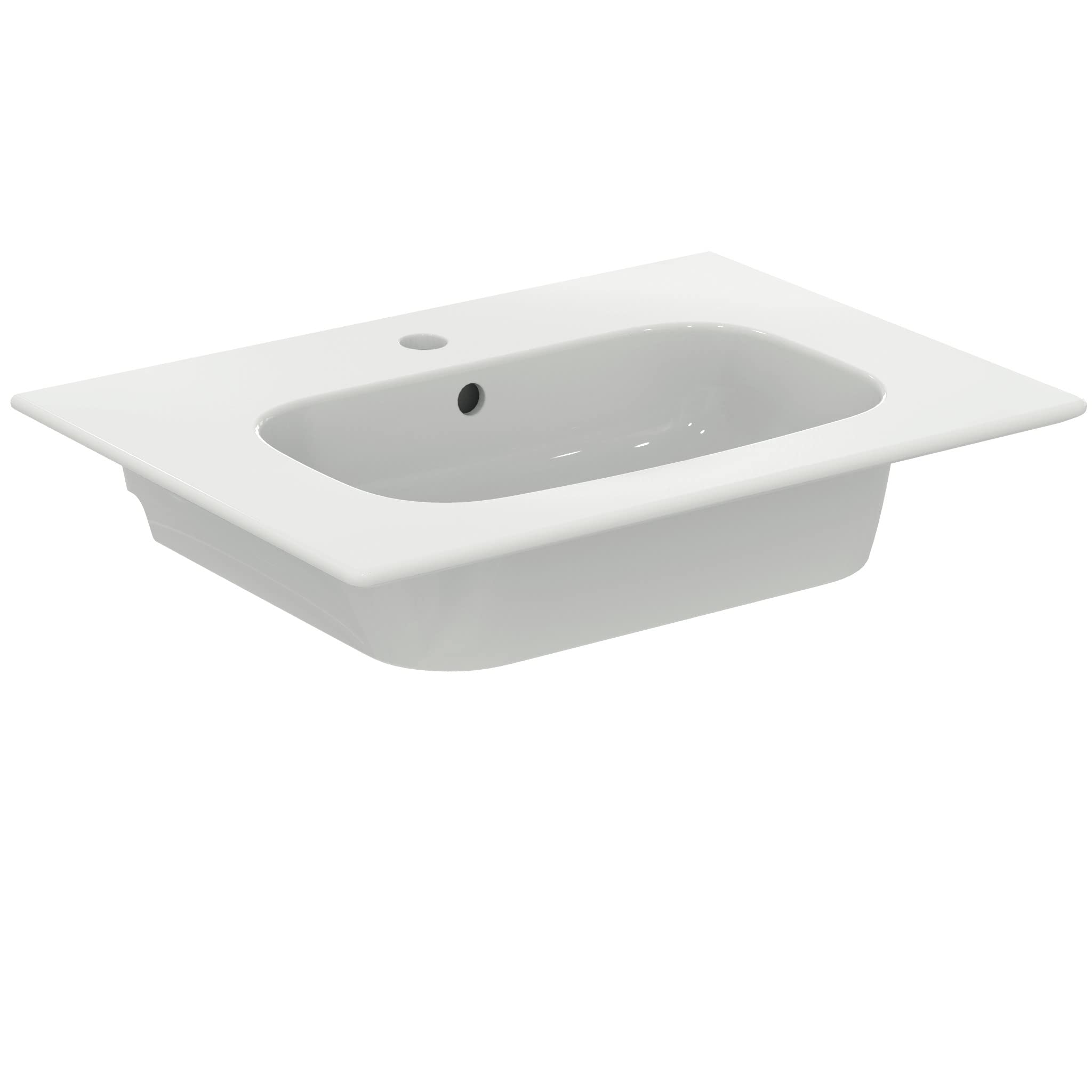 Vasque rectangulaire Ideal Standard i.life A en céramique blanche 64cm