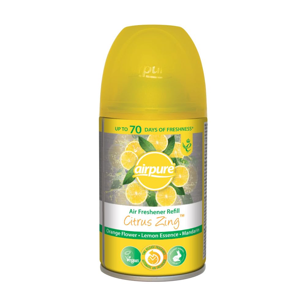 Pure Air Air-O-Matic Citrus Zing Air Freshener Refill 250ml
