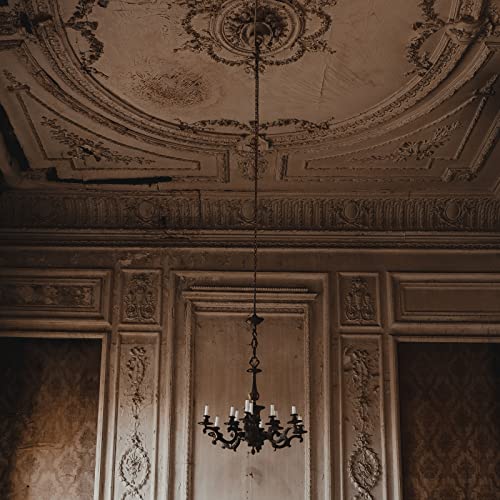 Image of Canomo Swag Light Kit with 12 Feet Chandelier Chain and 15 Feet Light Cord, Instructions Included for Chandelier, Pendant Light and Ceiling Fan Light, Antique Brass