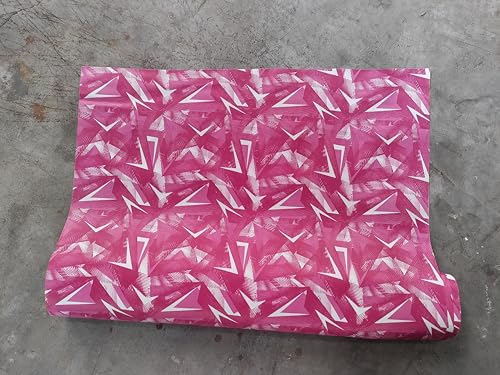 Image of 10Meter Rectangular Long Shelf Liner, Sheet Roll /Mat for Drawer, Shelf roll Kitchen mat /Kitchen Roll /Slab Roll /Drawer roll Antislip Mat Size - 45 x 1000 cm-AM (Pink Kenchi)