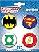 Ata-Boy DC Comics 4 Button set, 1.5