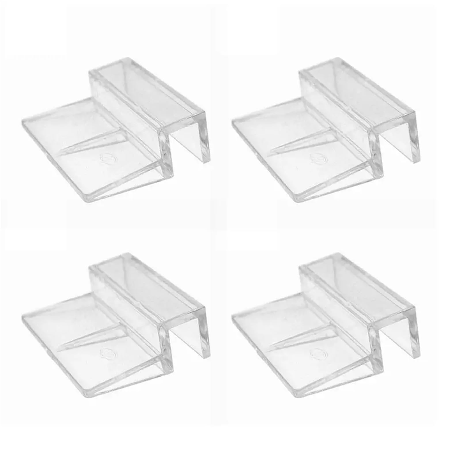 60 Stück Acryl-Clips für randloses Aquarium, stabile Unterstützung für Aquarium-Glasdeckel (10 mm)