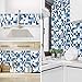 Produktbild Ruifulex Fliesenaufkleber küche Landhaus Mosaik Bad Vintage Badezimmer 20x20 cm, Blau und weiß tapete Ölbeständiges wasserfestes selbstklebendes PVC Vinyl Upgrade durchführen